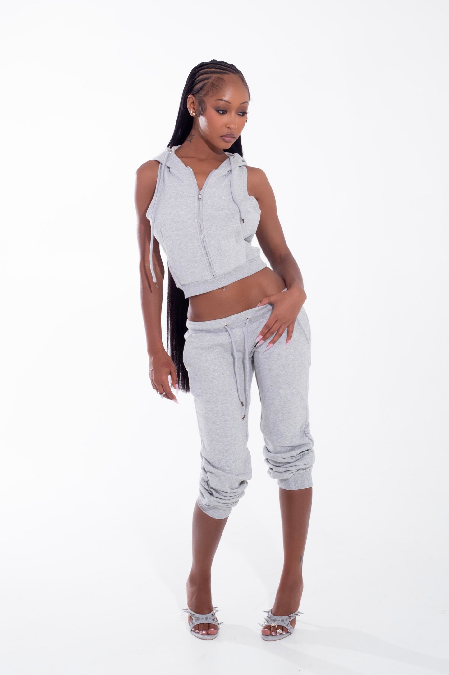
                  
                    Low Rise Sweat Capris (grey)
                  
                