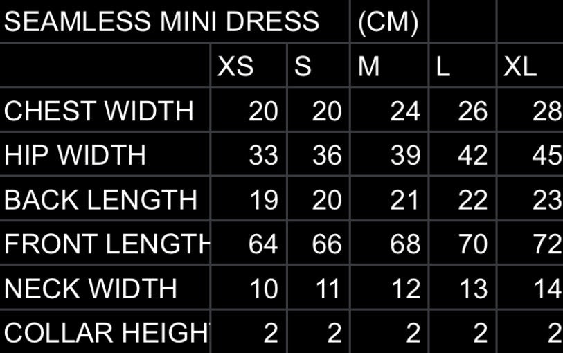 
                  
                    Seamless Mini Dress (Black)
                  
                