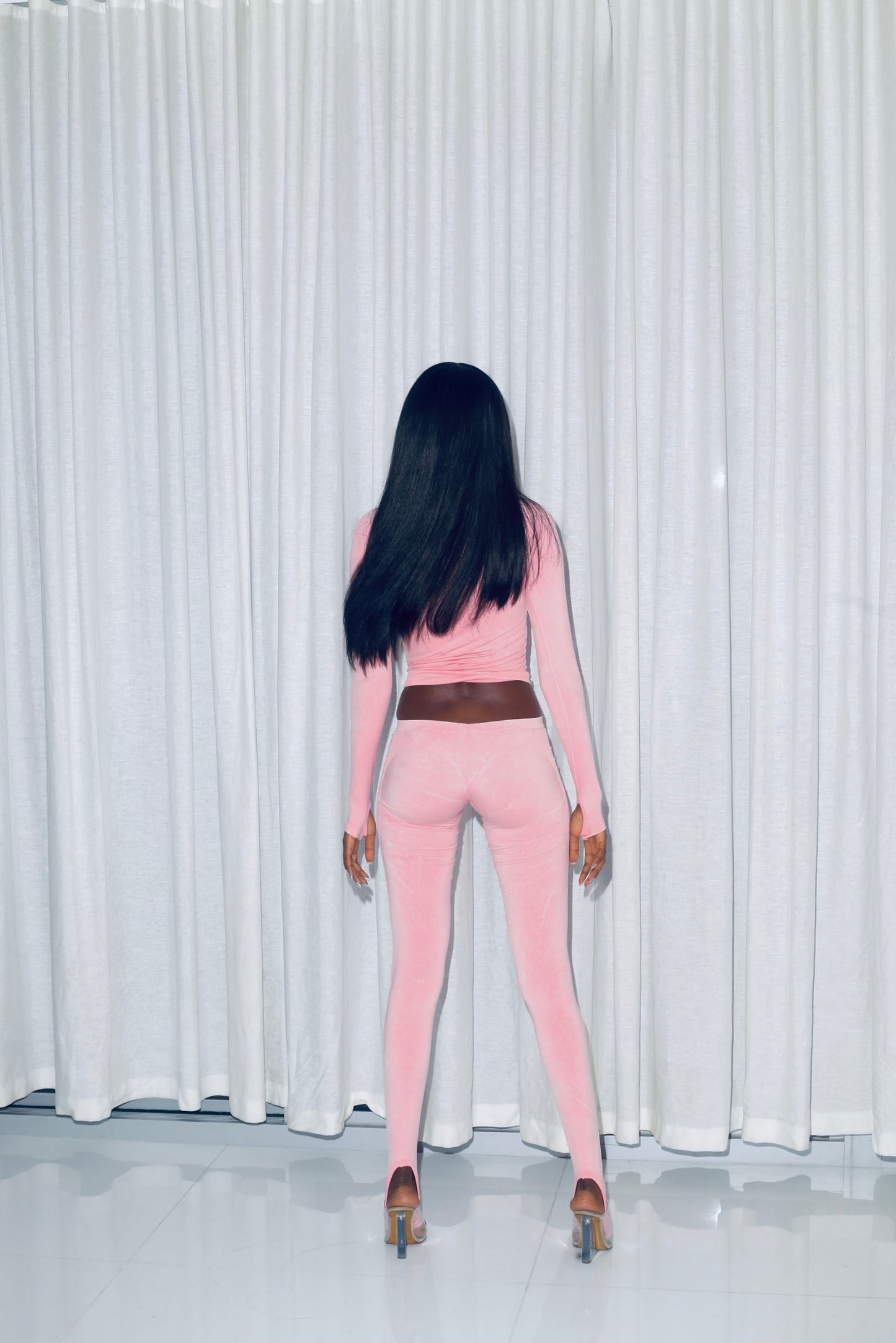 
                  
                    Seamless Logo Turtleneck (Pink)
                  
                