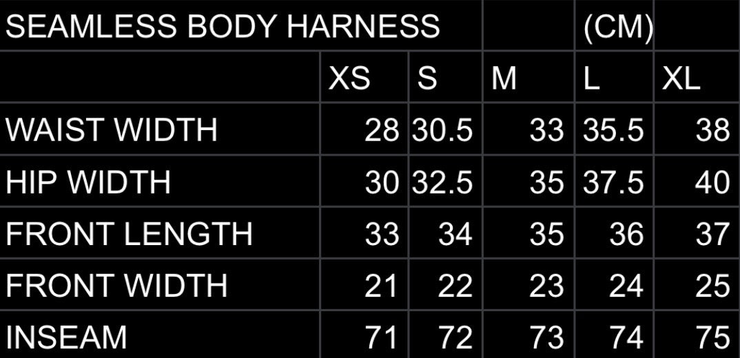 
                  
                    Seamless Body Harness (Grey)
                  
                