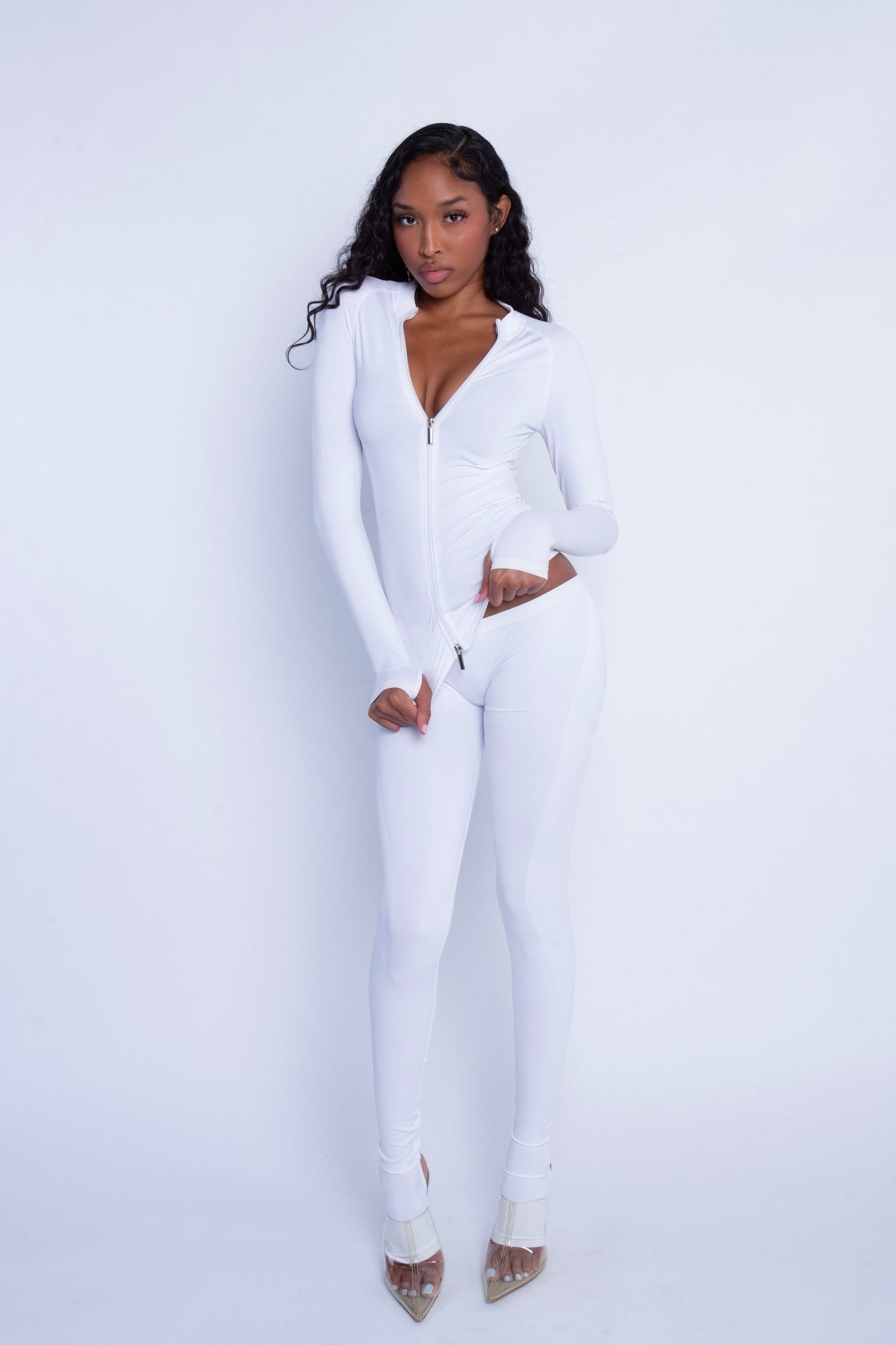 
                  
                    Seamless LowRise Legging (White)
                  
                