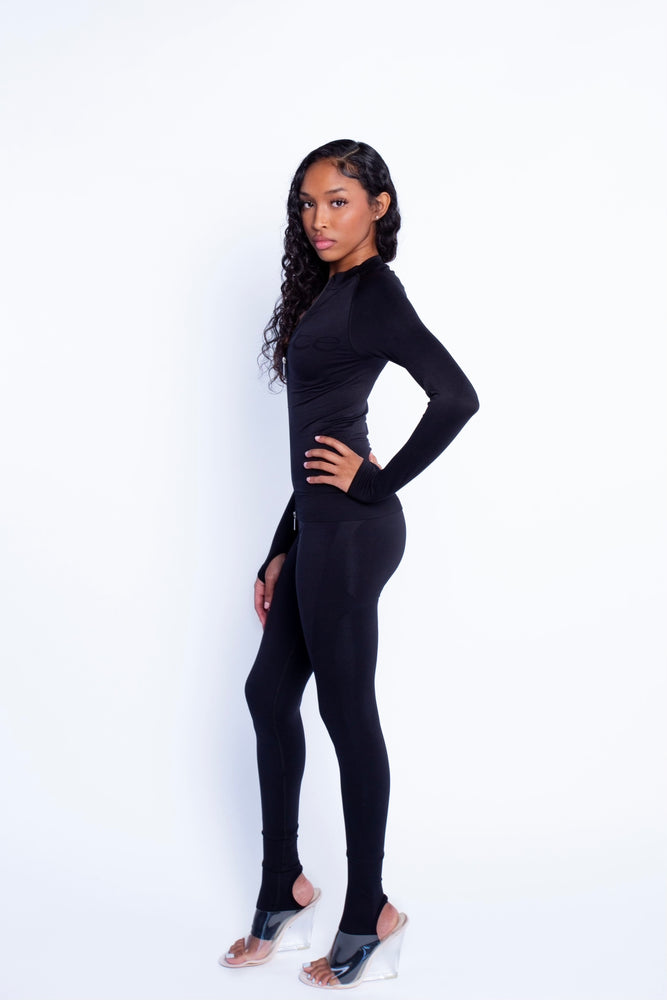 Seamless Zip Up (Black) – MATTE