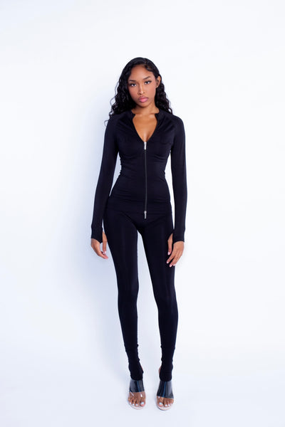 Seamless Zip Up (Black) – MATTE