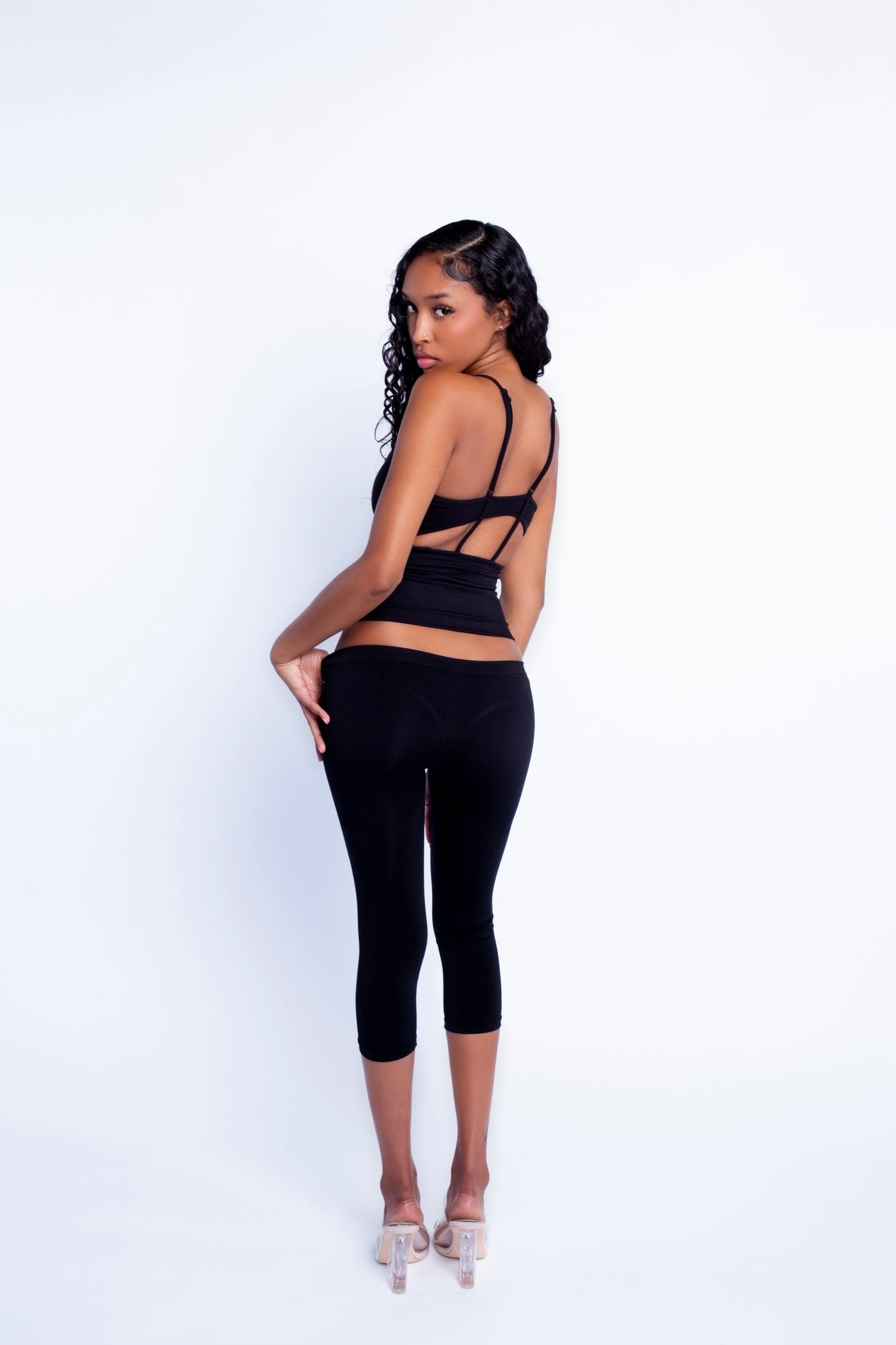 
                  
                    Seamless Spaghetti Strap (Black)
                  
                